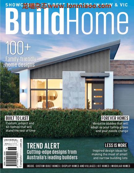 [澳大利亚版]Build Home 房屋建筑设计杂志 2021年 Issue26.4